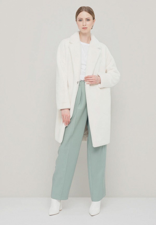 Шуба Alef белый, размер 52, фото 2