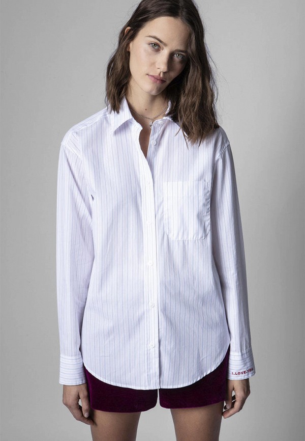 

Рубашка Zadig & Voltaire, Белый, BOWY JAC Z