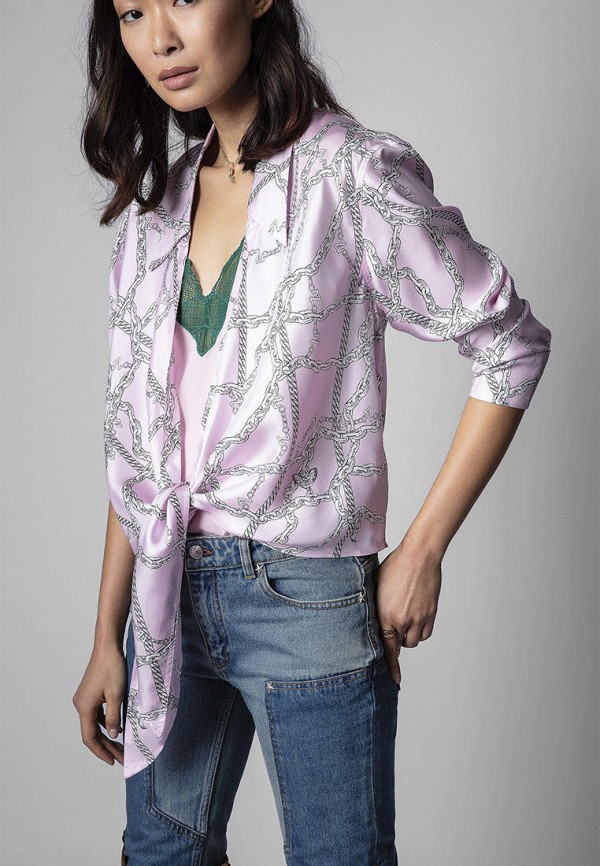 

Блуза Zadig & Voltaire, Розовый, BOWY JAC Z