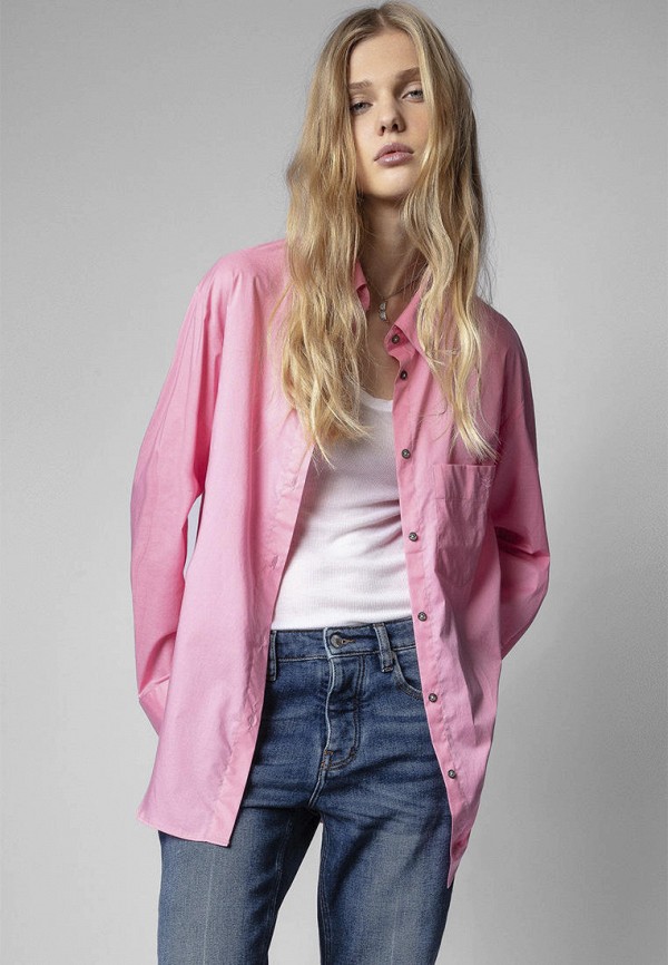 

Рубашка Zadig & Voltaire, Розовый, BOWY JAC Z
