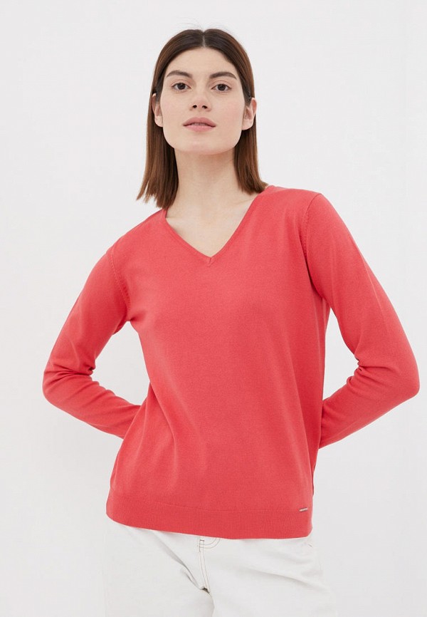 Пуловер Finn Flare красного цвета