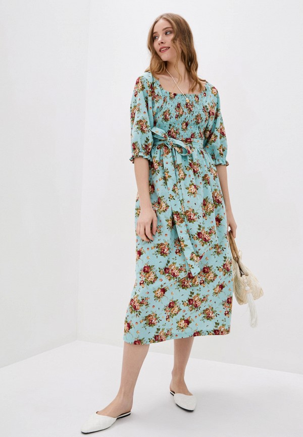 

Платье Silence, Бирюзовый, Silence MP002XW0BNFQ