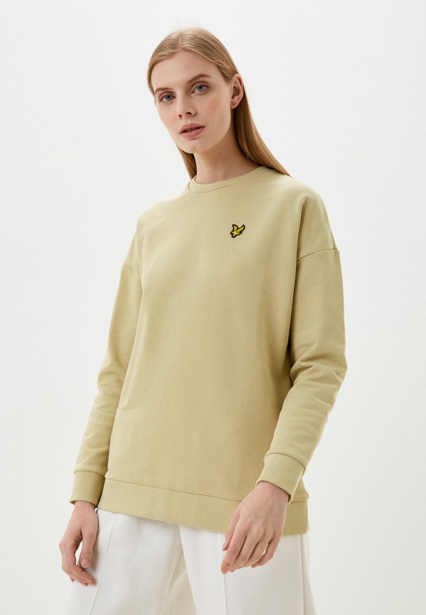 Свитшот Lyle & Scott цвет зеленый 