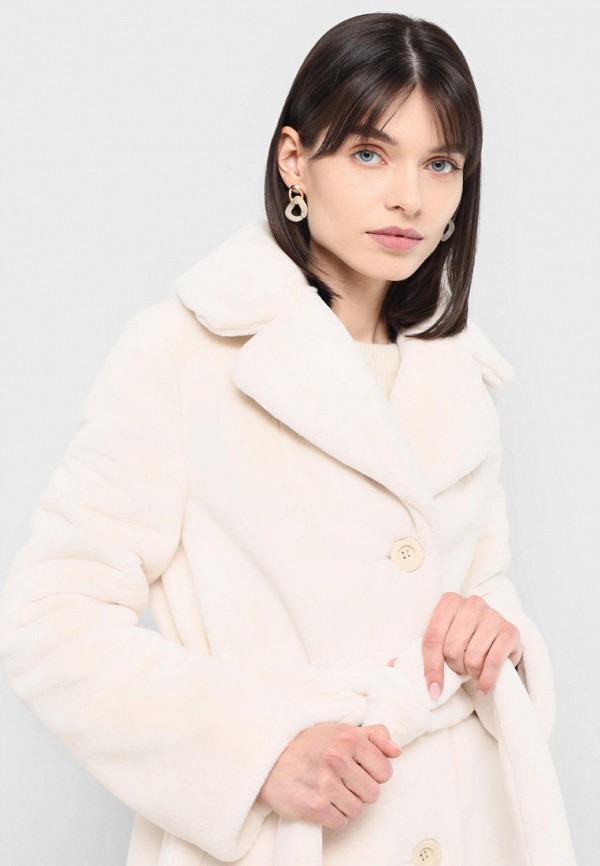 Шуба Alef белый, размер 52, фото 2