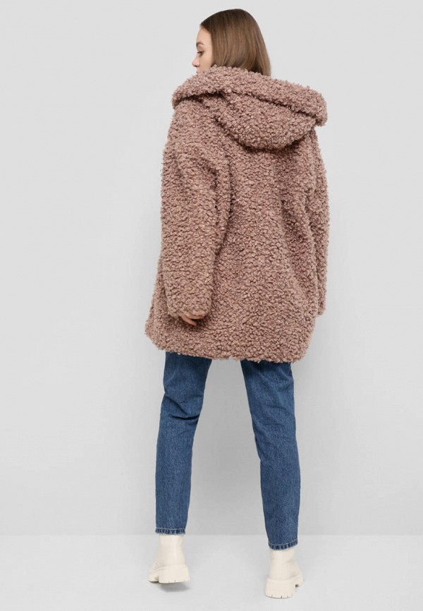 Шуба Alef бежевый, размер 50, фото 3