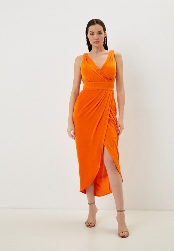 Платье Joymiss оранжевый  MP002XW0BOY3
