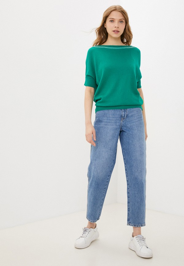 Джемпер MaryTes бирюзовый, размер 54, фото 2