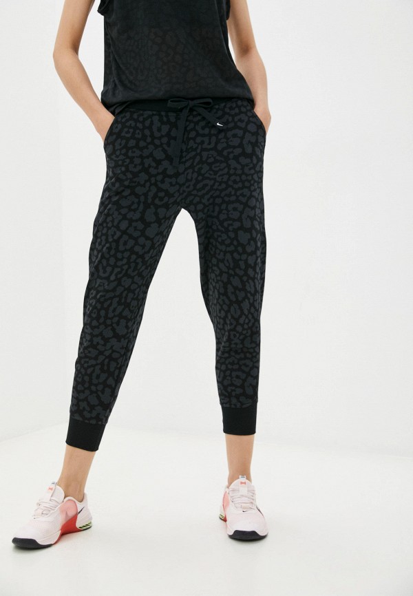 

Брюки спортивные Nike, Черный, W NK DF AOP GT FT FL PNT