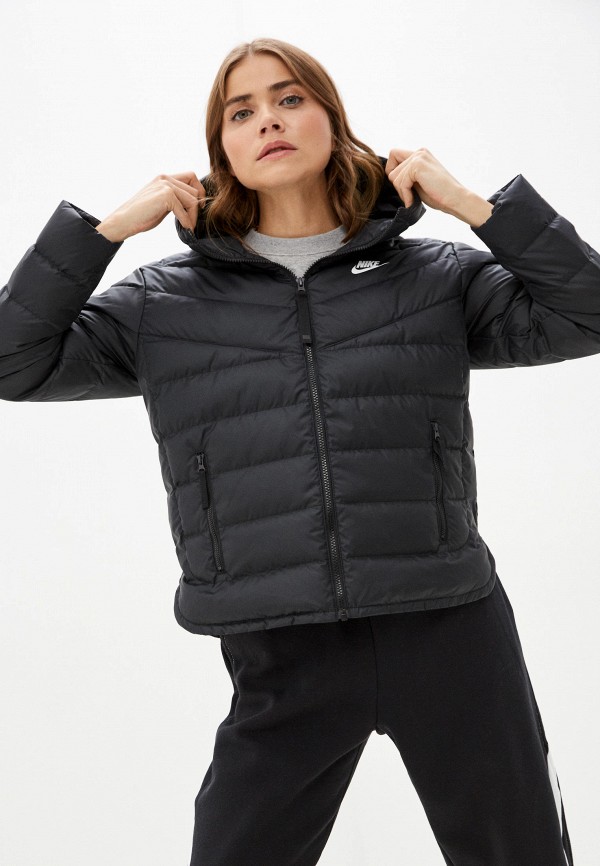 

Пуховик Nike, Черный, W NSW TF RPL WINDRUNNER HD JKT
