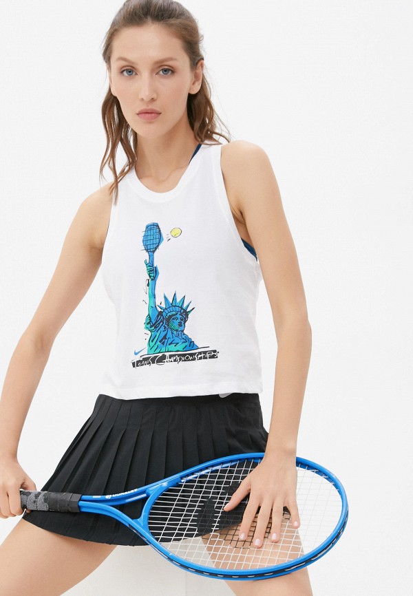 

Майка спортивная Nike, Белый, W NKCT DF TANK NYC LIBERTY