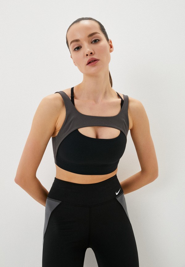 

Топ спортивный Nike, Черный, W NY INDY ST NOV BRA SP22