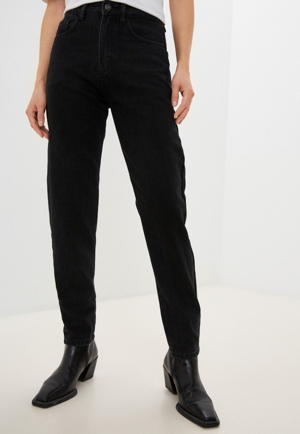 

Джинсы Desimall, Черный, Mom fit