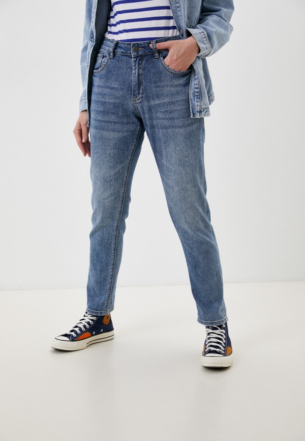 

Джинсы Desimall, Голубой, Boyfriend fit