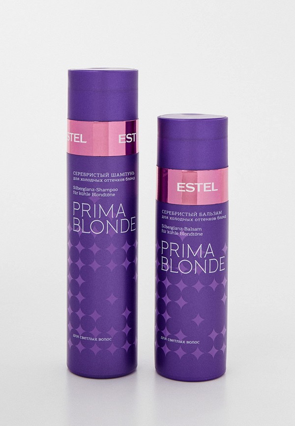 Набор для ухода за волосами Estel PRIMA BLONDE, для холодных оттенков блонд Мне фиолетово, 200 мл, 250 мл