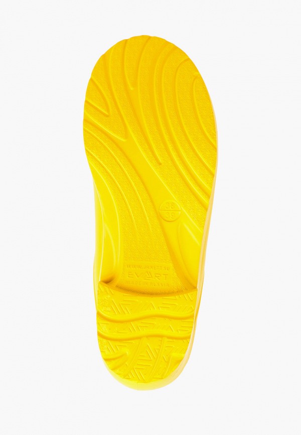 Резиновые полусапоги Evart цвет желтый  Фото 5