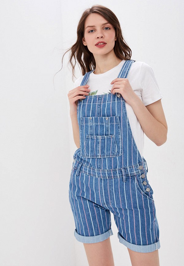 

Комбинезон джинсовый Pepe Jeans, Синий, AVA STRIPE