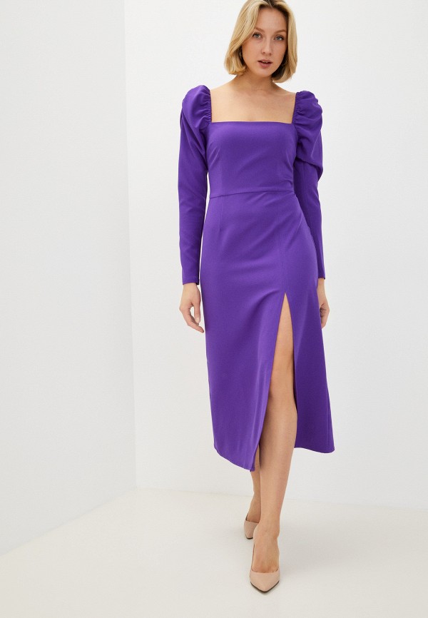 Платье Elena Andriadi фиолетового цвета
