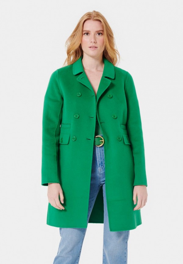 Пальто Tara Jarmon цвет зеленый 