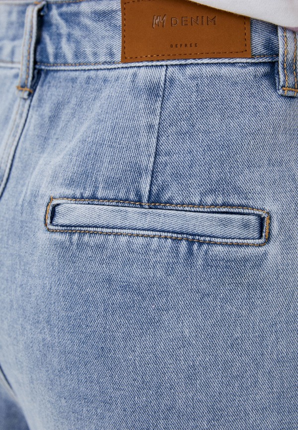 Шорты джинсовые Befree цвет голубой  Фото 4