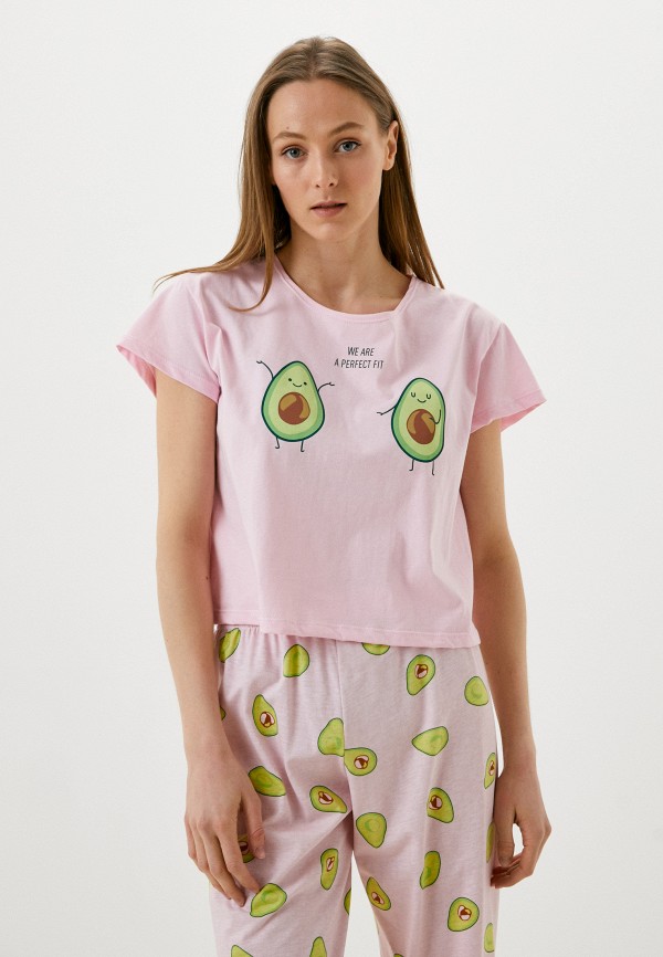 Пижама Kaftan розовый, размер 52, фото 2