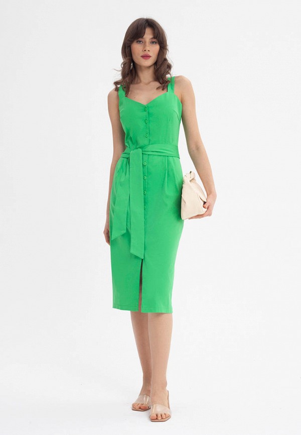 Сарафан Suara Femme зеленый, размер 42, фото 2