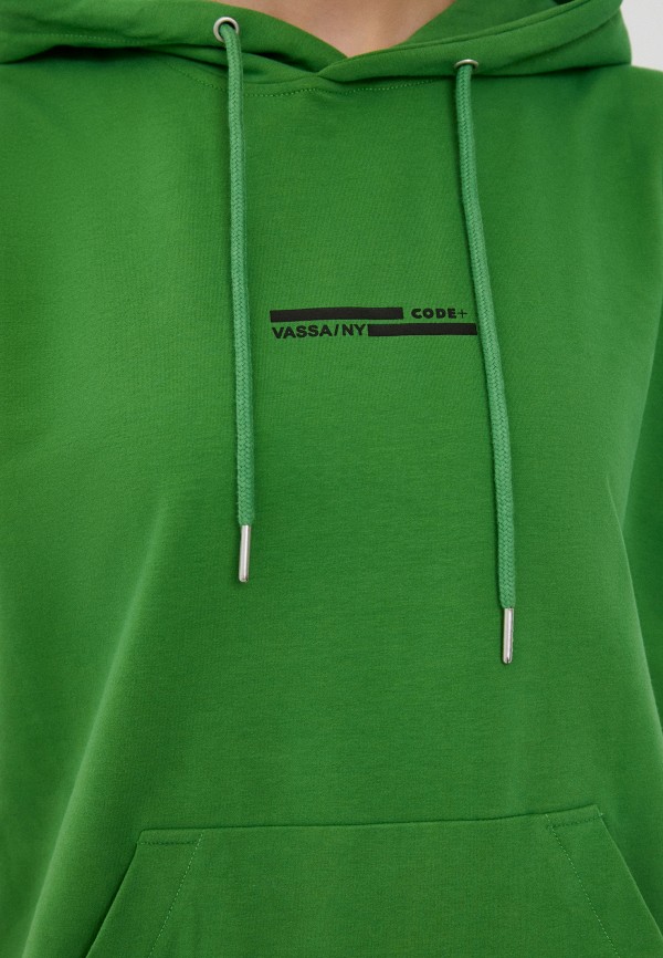 Худи Vassa&Co. Pin Code цвет зеленый  Фото 4