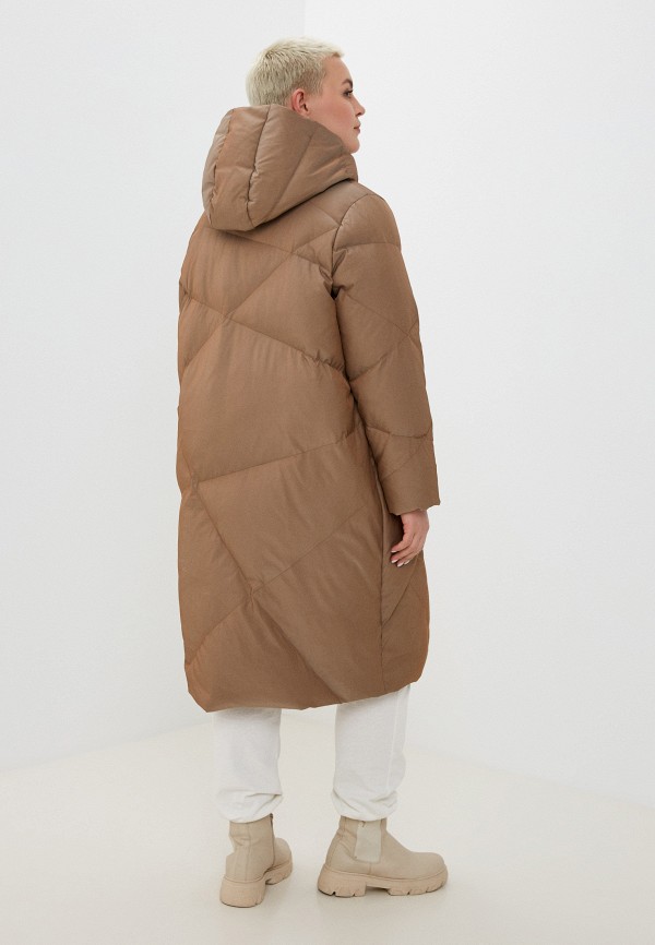 Пуховик Baon коричневый, размер 52, фото 3