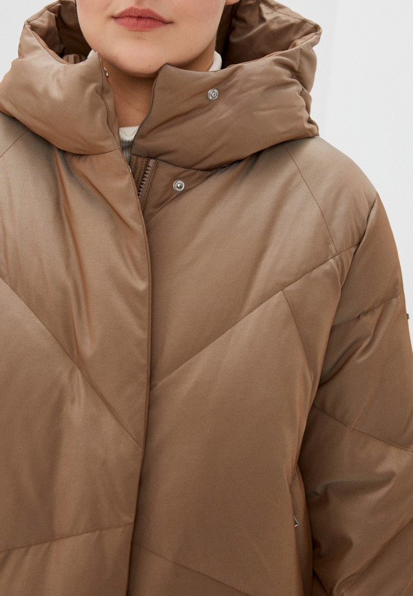 Пуховик Baon коричневый, размер 52, фото 5