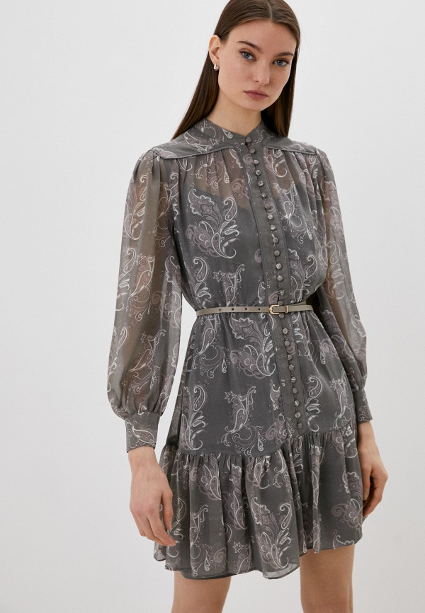 Платье и комбинация Lusio серого цвета