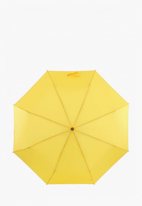 Зонт складной Fabretti желтого цвета