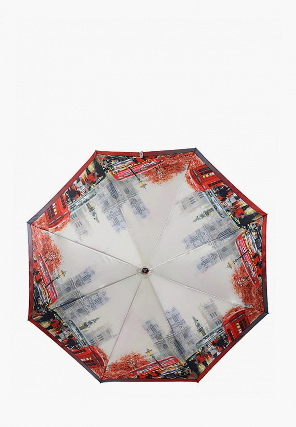 Зонт складной Fabretti разноцветного цвета