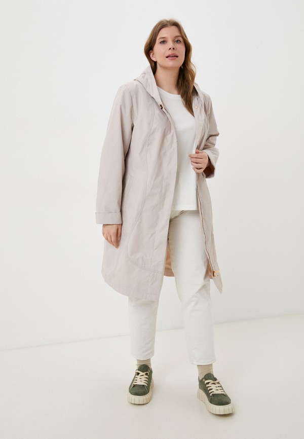 Плащ Le Monique бежевый, размер 52, фото 2