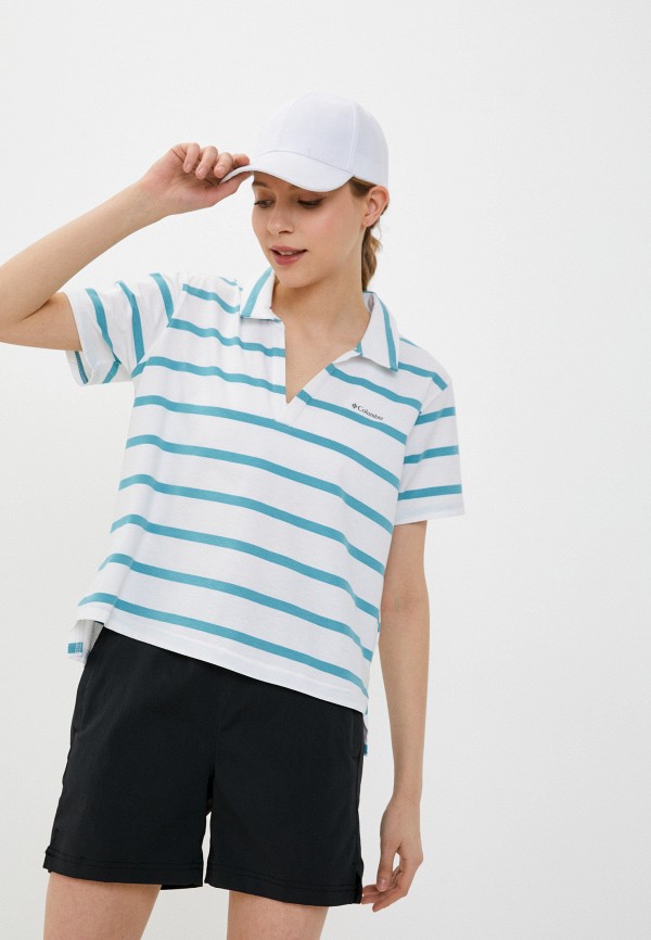

Поло Columbia, Белый, Sun Trek™ Polo