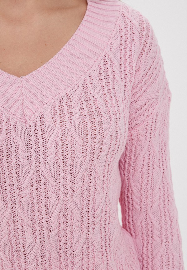 Пуловер Abricot цвет розовый  Фото 4