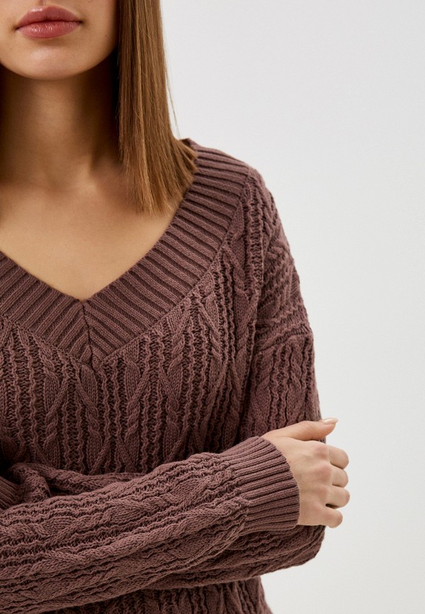Пуловер Abricot цвет коричневый  Фото 4