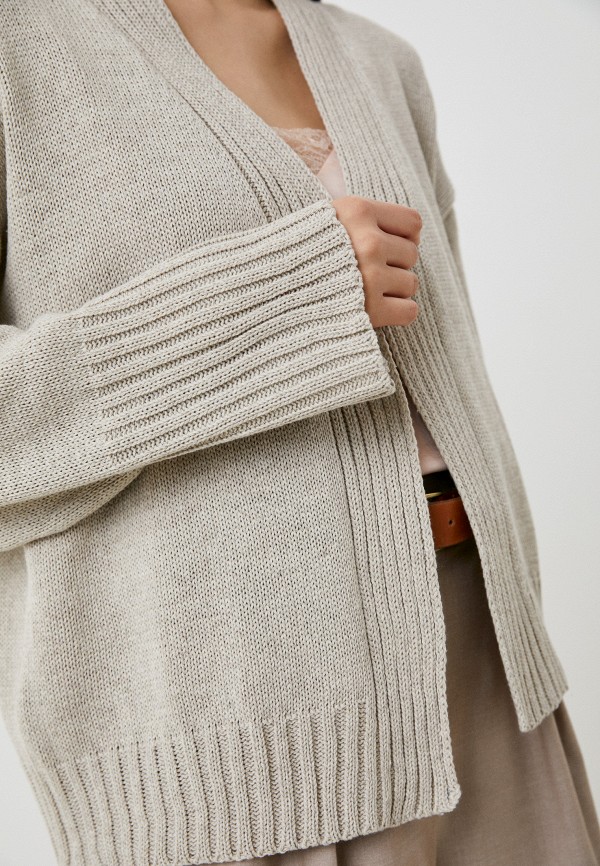 Кардиган Стим бежевый, размер 52, фото 4