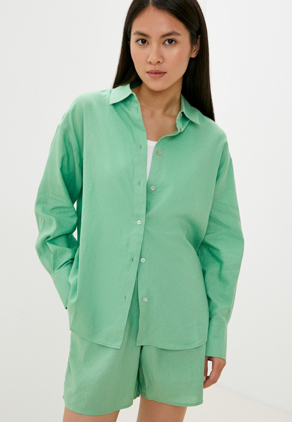 Рубашка Sela цвет зеленый 
