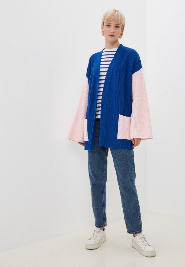 Кардиган Стим синий, размер 40, фото 2