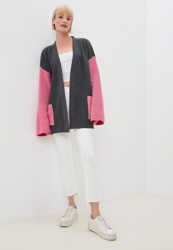 Кардиган Стим серый, размер 48, фото 2