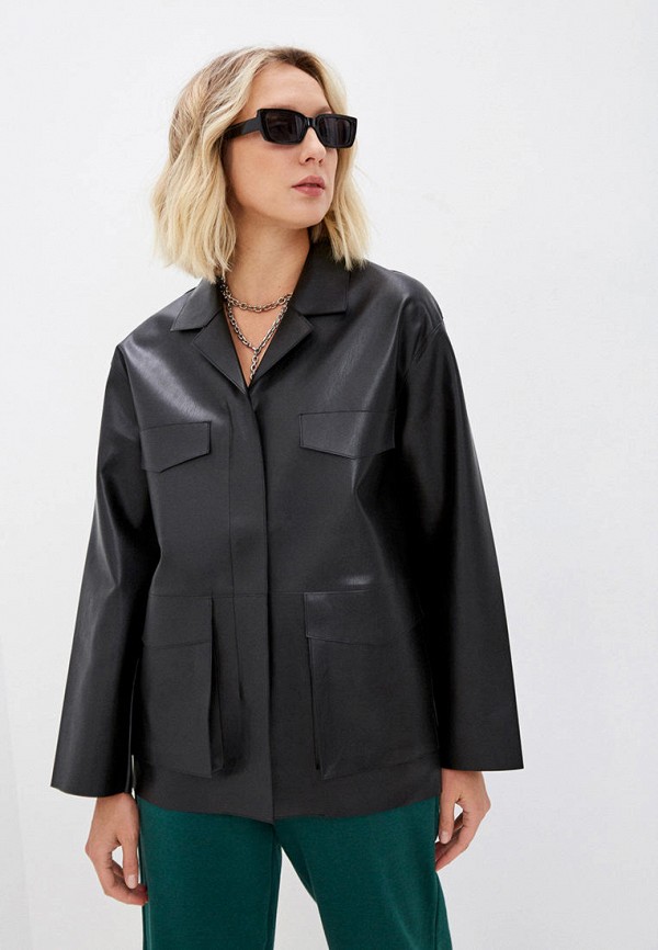 

Куртка кожаная Top Top, Черный
