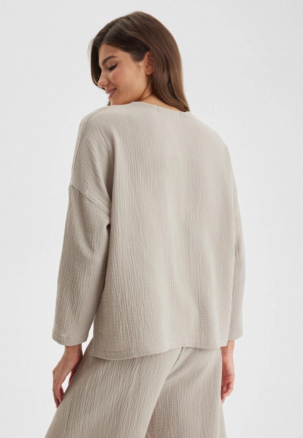 Блуза Envylab бежевый, размер 48, фото 3