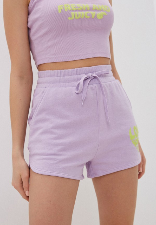 Шорты спортивные Gloria Jeans цвет фиолетовый 