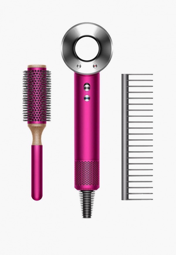 

Фен Dyson, Розовый, Supersonic с набором расчесок