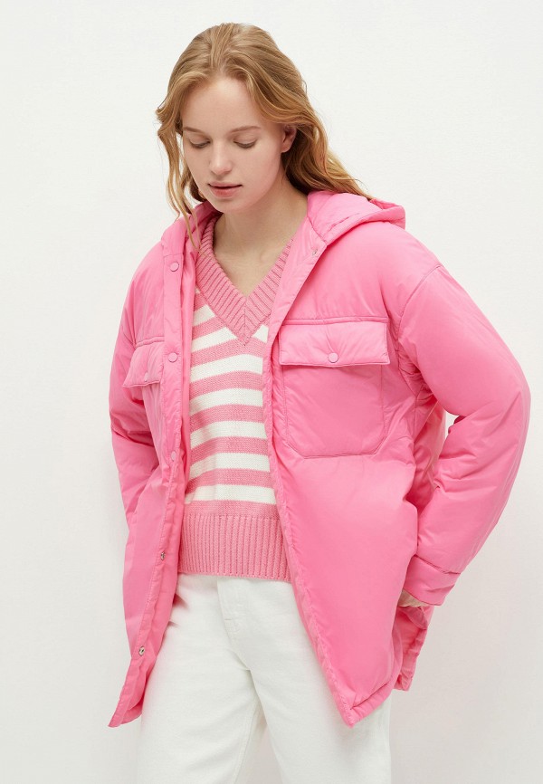 Куртка утепленная Sela цвет розовый  Фото 4