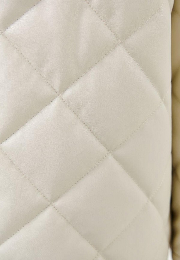 Куртка кожаная Befree цвет белый  Фото 6