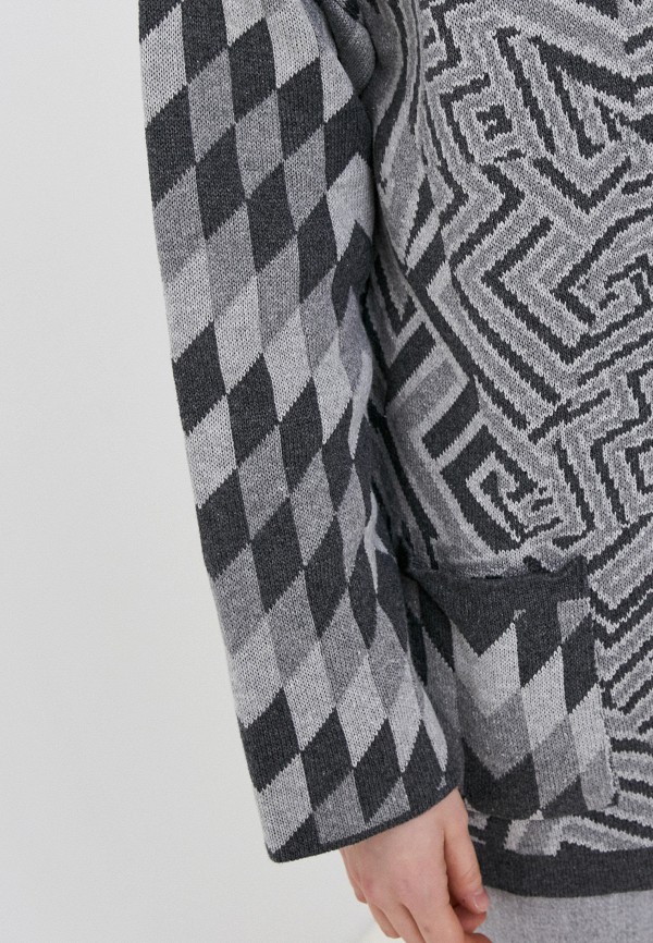 Кардиган Стим серый, размер 50, фото 4