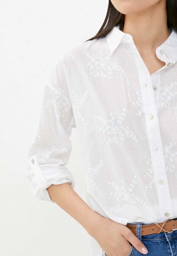 Рубашка Zolla цвет белый  Фото 4