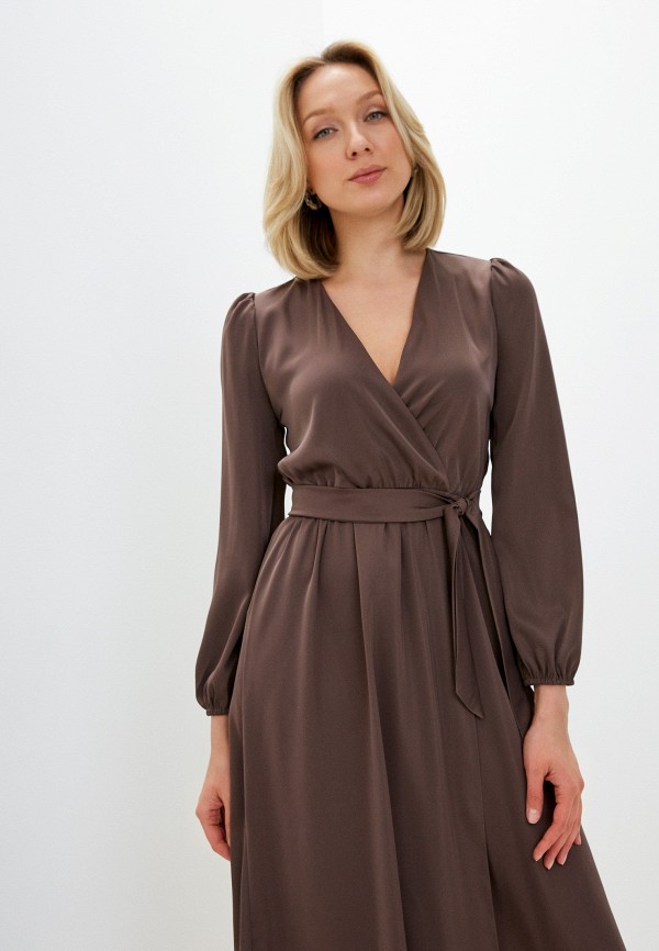 Платье Euros Style цвет коричневый  Фото 2