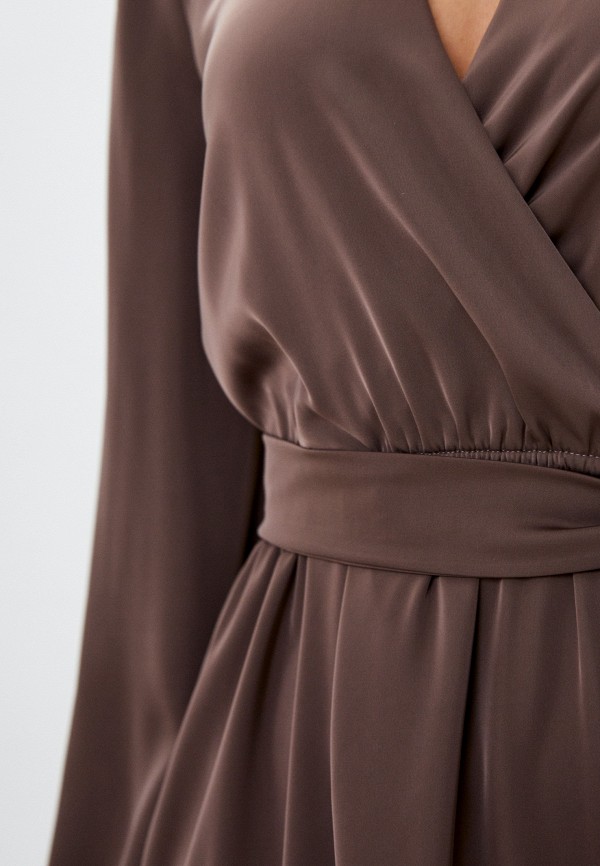 Платье Euros Style цвет коричневый  Фото 4