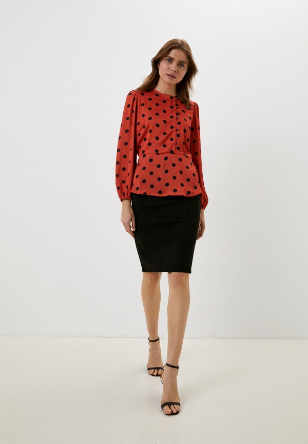 Блуза Lilly Bennet оранжевый, размер 56, фото 2